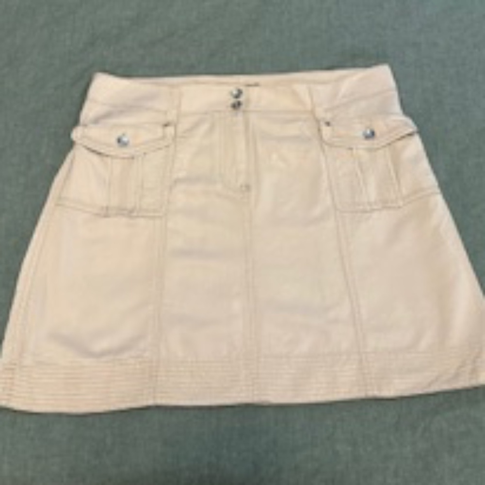 White House Black Market Summer Casual Mini Skirt - Tan